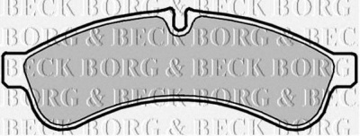 BORG & BECK bbp2038 -  Комплект тормозных колодок, дисковый тормоз
